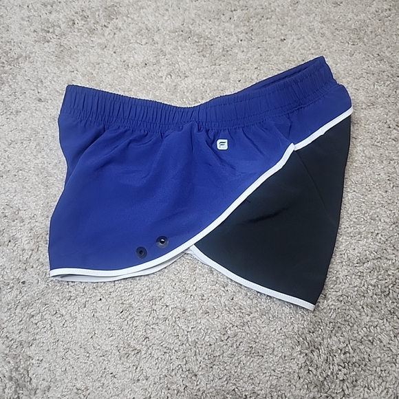 Fabletics Adrian Short Black Blue Lined Size XS - Picture 5 of 11